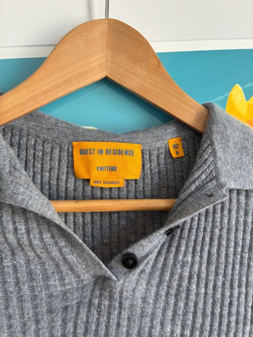 Guest In Residence Cashmere Polo size M - Picture 6 of 6